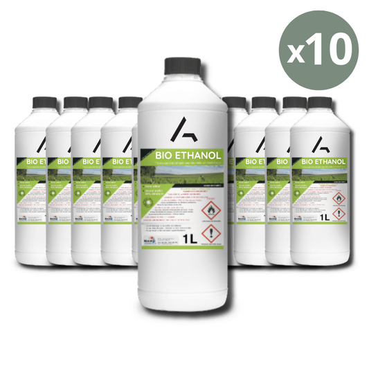 Bio-ethanol brandstof – 10L (10 x 1L flessen)